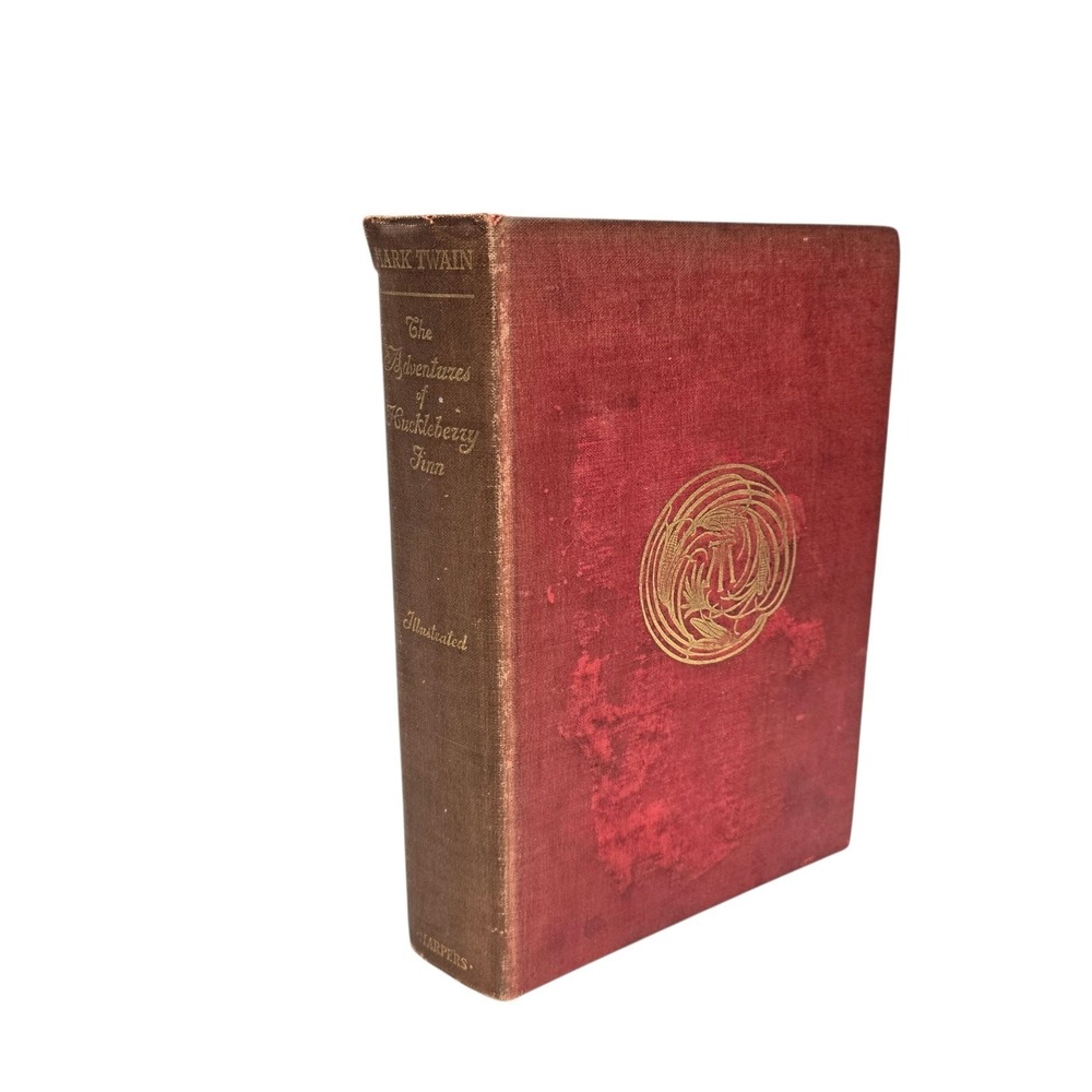 Mark Twain Adventures of Huckleberry Finn Hardcover Harper & Brothers 1912 Illus